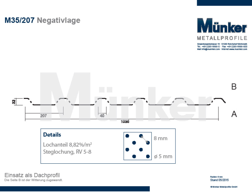 Exemplu Profile Acustice Munker